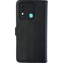 Efnaz Style Tecno Spark 8t Trend S Plus Kapaklı Telefon Kılıf - Siyah