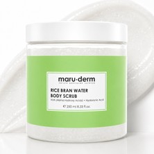 Maruderm Pirinç Suyu Vücut Peelingi – Aha & Hyalüronik Asit ile Arındırıcı ve Yoğun Nemlendirici Peeling, Shea Yağı Ile, 250 ml