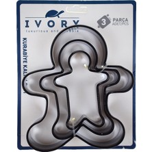 Ivory 3 Prç Jumbo Kurabiye Kalıbı IVO-PST293