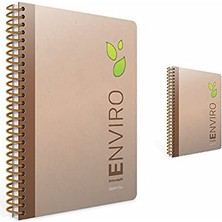 Ertürk Store 73587 Defter A4 Envıro Spiralli Kraft 100 Yaprak Çizgili 1791