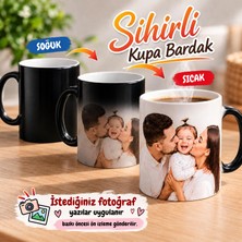 Hediye Baskıcı Kişiye Özel Sihirli Porselen Kupa Bardak 300 ml – Fotoğraf ve Yazı Baskılı
