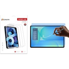 Ertürk Store Samsung Galaxy Tab S10 Fe Plus ile Uyumlu Paper Like Kağıt Hisli Mat Tablet Ekran Koruyucu Davin Şeffaf