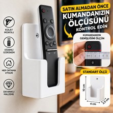 By Konseptt 3'lü Duvar Tipi Kumanda Tutucu Standı - TV ve Klima Kumanda Askısı Organizer