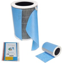 Faf Fresh Air Filter / 10 Adet Xiaomi Purifier 2h Ile Uyumlu Koruyucu Toz Tutucu Ön Filtre Seçenekleri (Karışık Renkli Gümüş Iyonlu)