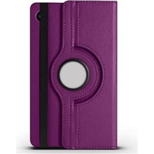 Ertürk Store Galaxy Tab A9 Ata Döner Standlı Kılıf - Mor