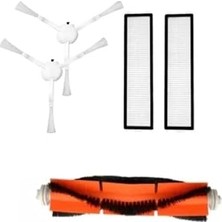Ertürk Store Süpürge, Ozemtek Beyaz Dreame D9 D9 Max D9 Pro Robot Hepa Filtre Ana Fırça Yan Fırça Seti Dreame D9 D9 Max Dreame Bot L10 L10 Pro ile Uyumlu 5 Parça Yedek Aksesuar Seti