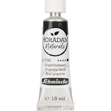Ertürk Store Horadam Aquarell Naturals Vegan Suluboya 15 ml Tüp 730 Graphite Black