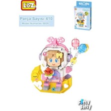 Ertürk Store Oyuncak, Loz Micro Block Serisi Pembe Astronot 410 Parça Yapım Seti FFLZ-8828