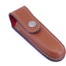Deri Çakı Kılıfı - Taba 13 cm