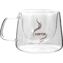 Miter 180 ml Çift Cidarlı Nescafe Bardağı Mt-35