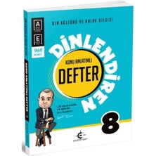 TeknoKapsül Eker Test 8. Sınıf Din Kültürü ve Ahlak Bilgisi Dinlendiren Konu Anlatımlı Defter