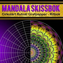 Ertürk Store Mandala Skissbok: Cirkulärt Rutnät Grafpapper, Ritbok För Att Skapa Mandalas, Rita Polära Koordinater, Anteckningsbok För Ingenjörer