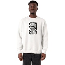 Tshirthane Rick Me Myself And I Rick Halloween Beyaz Erkek 2ip Sweatshirt P22600S719, S