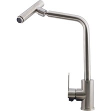 Mutfak Lavabo Musluğu Bataryası Mix Eyve Sıcak Soğuk Çift Su Girişli Çeşmesi 34 cm