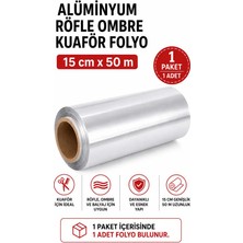 Broken Stone Alüminyum Kuaför Folyosu 15 cm x 50 M | Röfle, Ombre ve Balyaj Için Folyo (1 Adet )