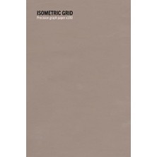 Ertürk Store Isometric Grid: Precision Graph Paper X100 Sides (6"x9": Cyan Grid)