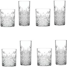Ertürk Store Timeless Viski ve Soğuk Kahve Kokteyl Bardağı 8 Parça Timeless Serisi 869526886658966AYBABASTORE