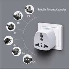 Ertürk Store Ingiltere Abd Fiş Adaptörü Amerikan Avrupa Seyahat Güç Adaptörü Dönüştürücü Elektrik Prizi Drwlpp