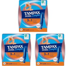 Ertürk Store Orkıd Tampon Pearl Compak Super Plus, 16 Adet 3'lü Paket