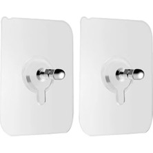 Ertürk Store Çift Taraflı Yapışkanlı Mobilya Sabitleme Aparatı, 1 Adet, Çok Yüzeyli (1), Duvar Ankrajı, Şeffaf, 8.5 G, Kendinden Yapışkanlı, 10 kg Taşıma Kapasiteli