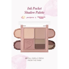 Ertürk Store Mat ve Parıltılı 5'li Göz Farı Paleti Ink Pocket Shadow Palette 09 Fall Smells Fresh From The Farm 09 Sonbahar: Çiftlikten Taze Kokular