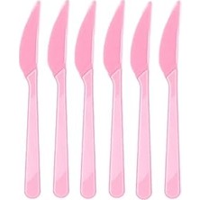 Ertürk Store Plastik Bıçak Pembe, 25'li