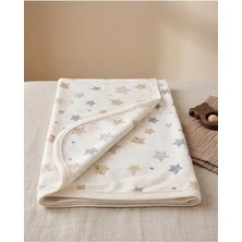 Ertürk Store Minory Baby -%100 Pamuk Bebek Battaniyesi, 80X90 Beyaz 80 x 90