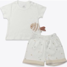 Bistyle 2li Takım Şortlu Ocean And Starfish 14148 Ekru