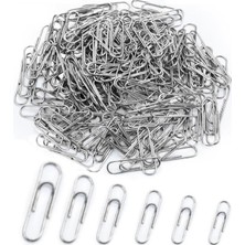 Ertürk Store Metal Ataş No 3 28 mm 500'LÜ 1 Paket Nikel Kaplama Metal Ataç Dayanıklı Paslanmaz 20 Sayfa Kapasiteli Ofis Okul Büro