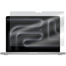 Ertürk Store Apple MacBook Pro M4 16.2 Inç Uyumlu Mat 9h Temperli Nano Cam Ekran Koruyucu
