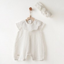 Andywawa AC26641 Baby Chic Tulum Takım Ekru