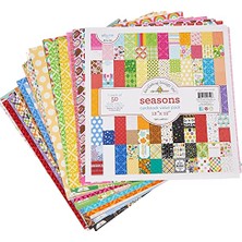 Ertürk Store 5719 Değerli Kart Stoğu Kiti 12"X12", 50 Yaprak