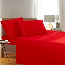 Str Store 1500 Iplik Sayısı Kırışmaya ve Solmaya Dayanıklı Mısır Kalitesi 4 Parça Nevresim Takımı Ultra Yumuşak Lüks Set Düz Çarşaf, Lastikli Çarşaf ve 2 Yastık Kılıfı Içerir, Ikiz, Egzotik