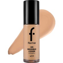 Str Store Invisible Cover Hd Hafif Yapılı & Yarı Parlak Bitişli SPF30 Fondöten