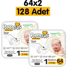 Str Store Protection Yenidoğan Bebek Bezi 1 Numara (2-5 Kg) 128 Adet – 2’li Jumbo Set, Maksimum Koruma