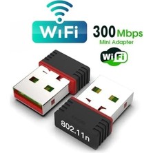 Ertürk Store 300 Mbps 802.11N USB Wifi Adaptörü, Kablosuz Ağ Kartı