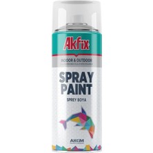 Akfix Sprey Boya Parlak Kahve Ral 8017 400 ml (300 Gr)