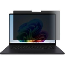 Ertürk Store Asus Proart P16 16 Inç Uyumlu Hayalet Ekran Koruyucu, Yandan Görünmeyen Anti-Spy Gizlilik, 9h Temperli Nano Kırılmaz Esnek Cam, Parlama Önleyici 16:10
