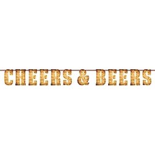 Ertürk Store Cheers & Beers Mektup Afişi, Çok Renkli