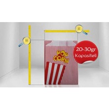 Ertürk Store Patlamış Mısır Kese Kağıdı 250 Adet, Küçük Boy