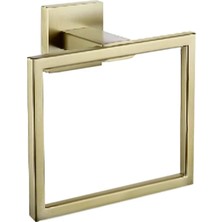 Maison Luré Kare Havluluk Matte Gold Serisi Banyo Askısı