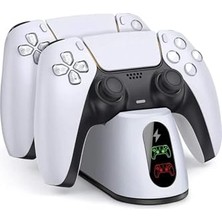 Ertürk Store Ps5 Joystick Şarj Standı Göstergeli Şarj Istasyonu 0516