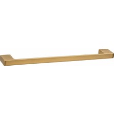 Maison Luré Duvara Montajlı Uzun Havluluk Altın Saten 43 cm Banyo Askısı