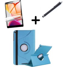 Ertürk Store Samsung Galaxy Tab A11; A9 8.7inç ile Uyumlu Kılıf Dönen Tablet Kilifi Ekran Koruyucu+Kalem X110 X130