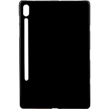 Ertürk Store 10217 Galaxy Tab S6 T860 ile Uyumlu Tablet Süper Silikon Kılıf Siyah
