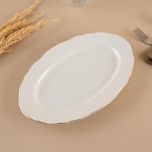 Ertürk Store Tiffany Kayık Servis Tabağı, 25 cm