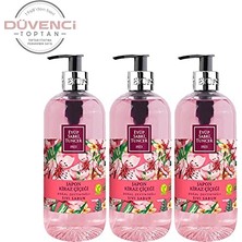 Ertürk Store Doğal Zeytinyağlı Sıvı Sabun Japon Kiraz Çiçeği 500 ml x 3 Adet