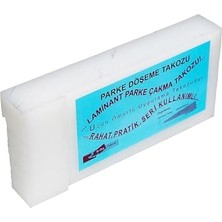 Ertürk Store Zemin Parke Döşeme Takozu, Beyaz, 15 Cm, 7 Cm, Polyamid Laminant Parke Çakma Takozu