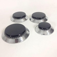 Ertürk Store 4 Gözlü Tüplü ve Doğalgazlı Ocaklar Için Emaye Kapaklı Bek Takımı
