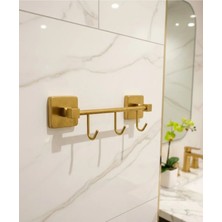 Maison Luré Gold 3 Lü Askılık Banyo Askısı